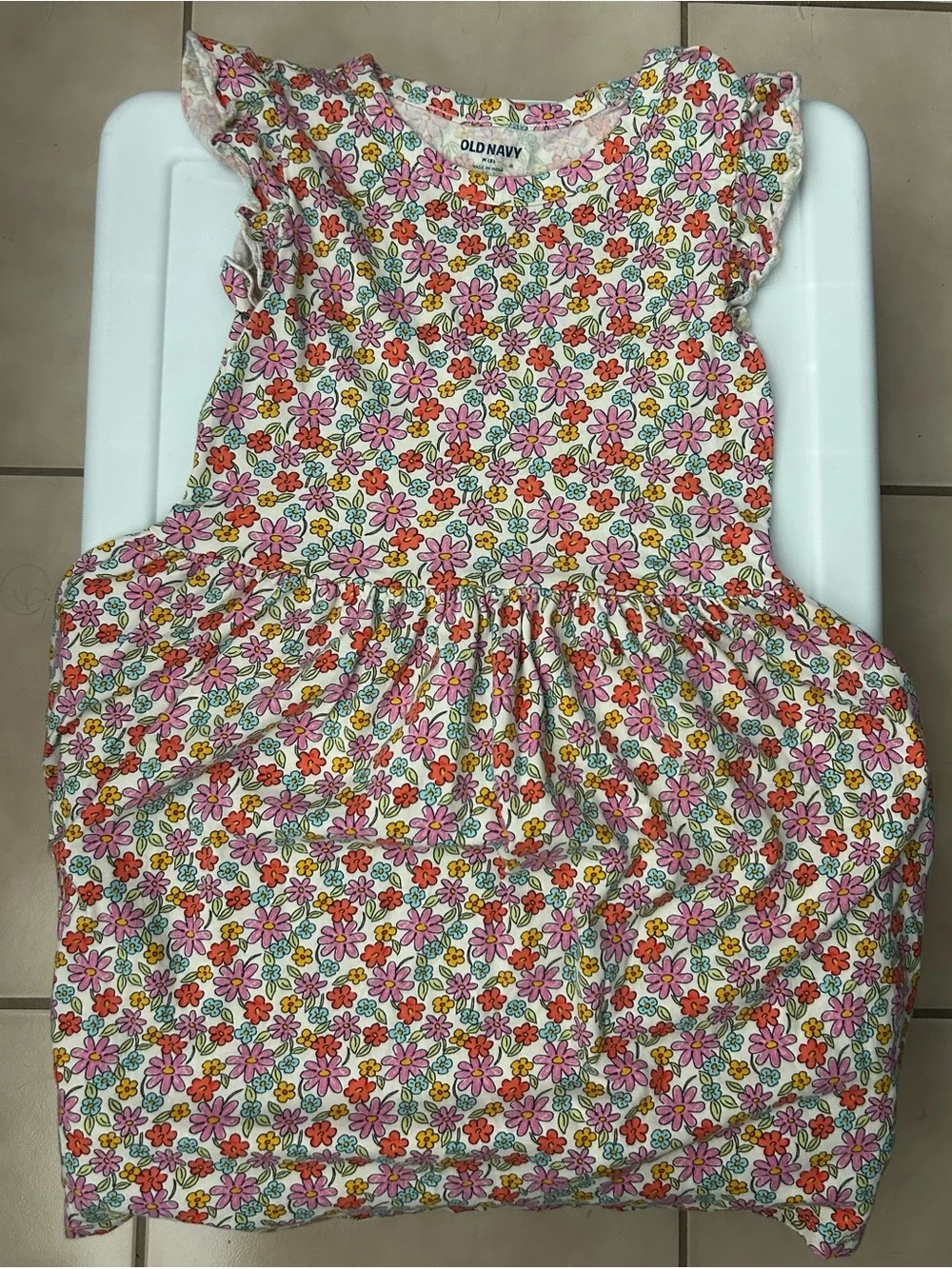 EUC Old Navy Girls Floral Dress